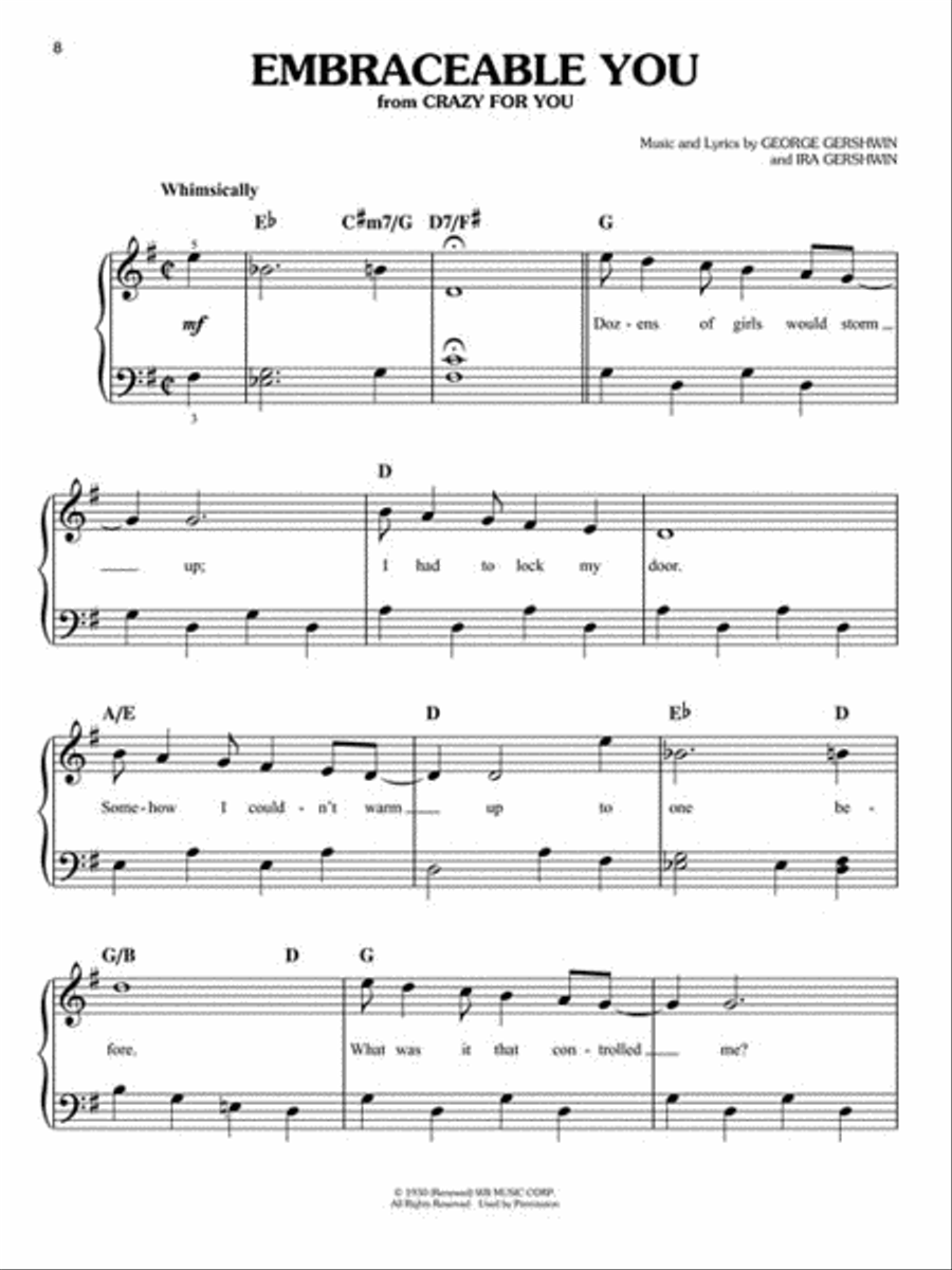 George Gershwin for Easy Piano Easy Piano scores gallery preview page 3