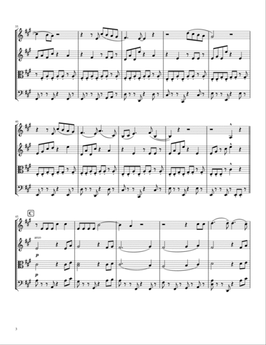 I Choose You String Quartet scores gallery preview page 3