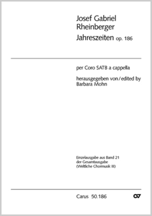 Book cover for Jahreszeiten op. 186