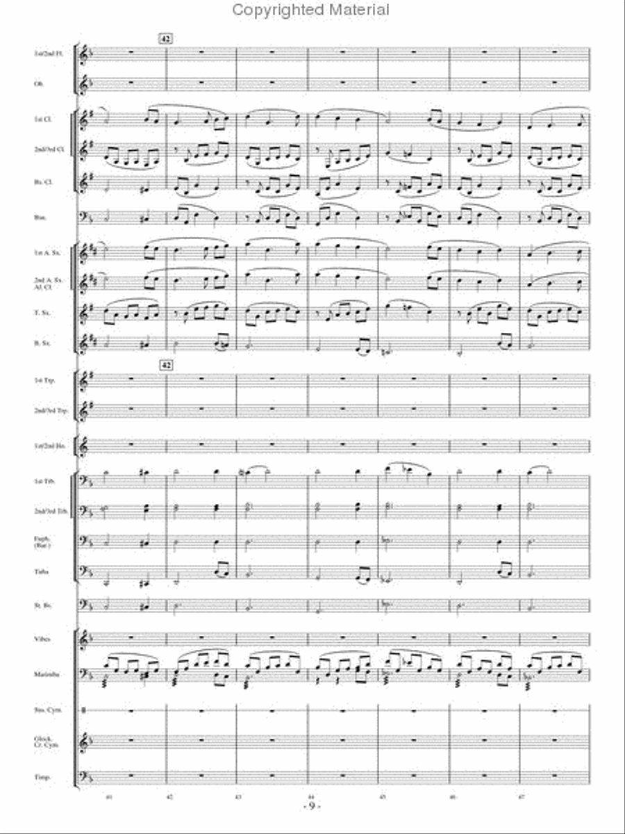 Heaven's Light Concert Band scores gallery preview page 8