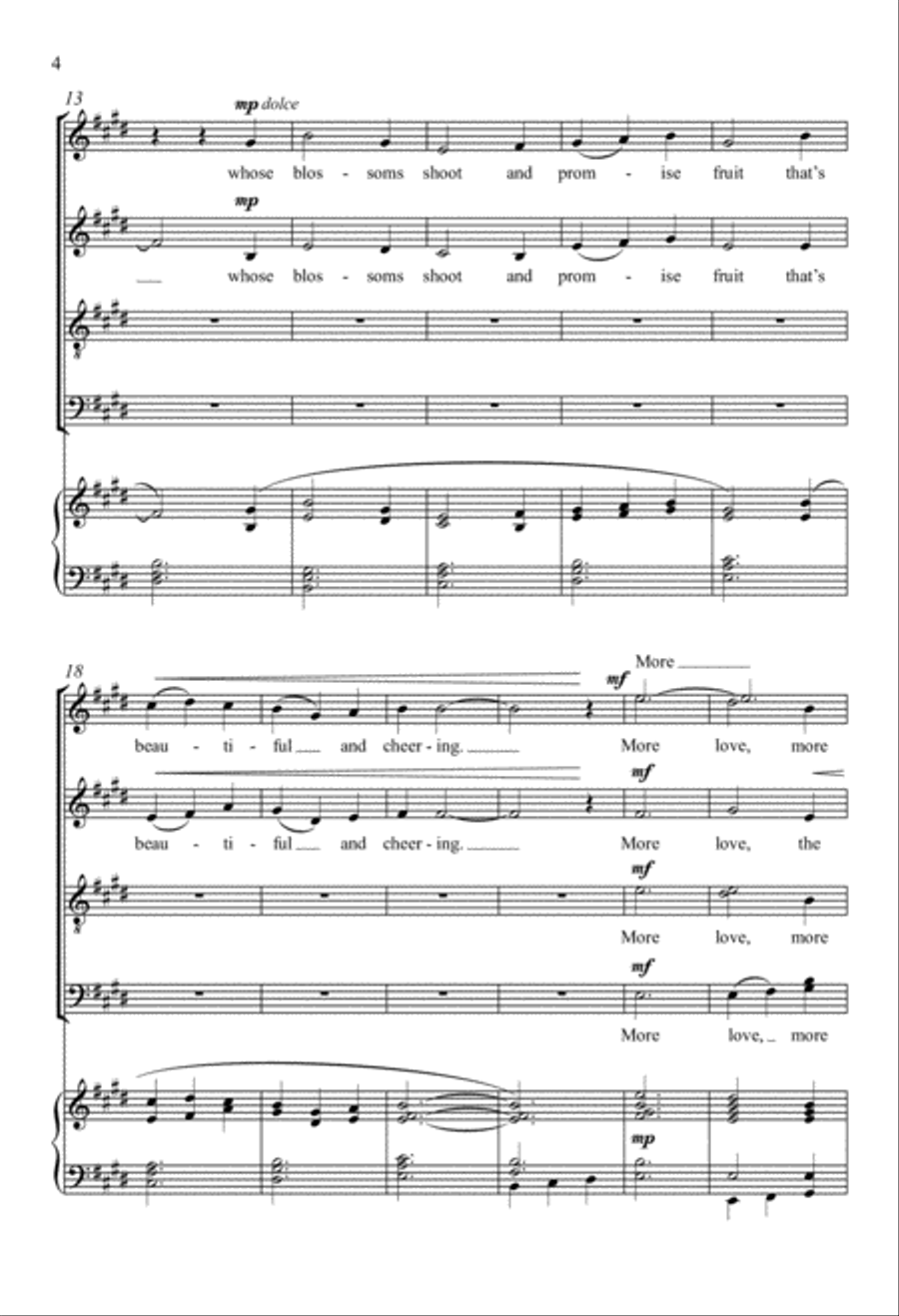 More Love from Songs for the Journey Divisi scores gallery preview page 4