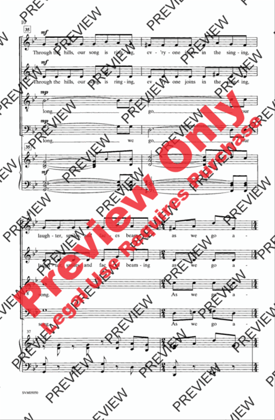 Sleigh Bells 4-Part scores gallery preview page 10
