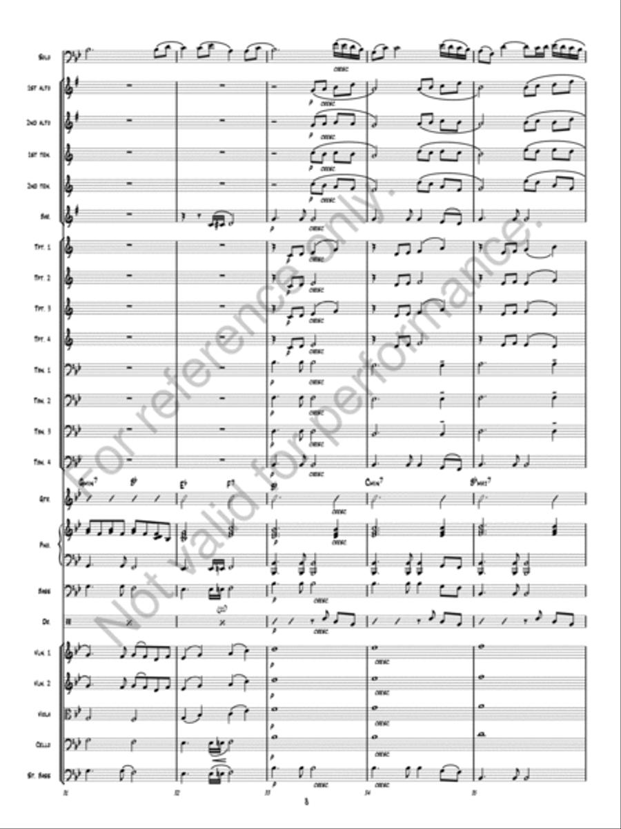 Still, Still, Still Still, Still, Still Jazz Ensemble scores gallery preview page 7