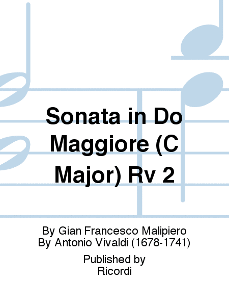 Sonata in Do per Violino e BC Rv 2