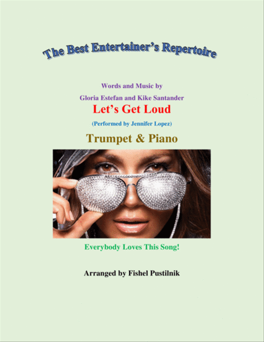 Let's Get Loud Trumpet Solo scores gallery preview page 1