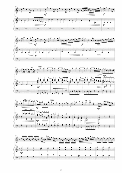 Vivaldi - Violin Concerto No.9 in D minor RV 236 Op.8 for Violin and Piano image number null