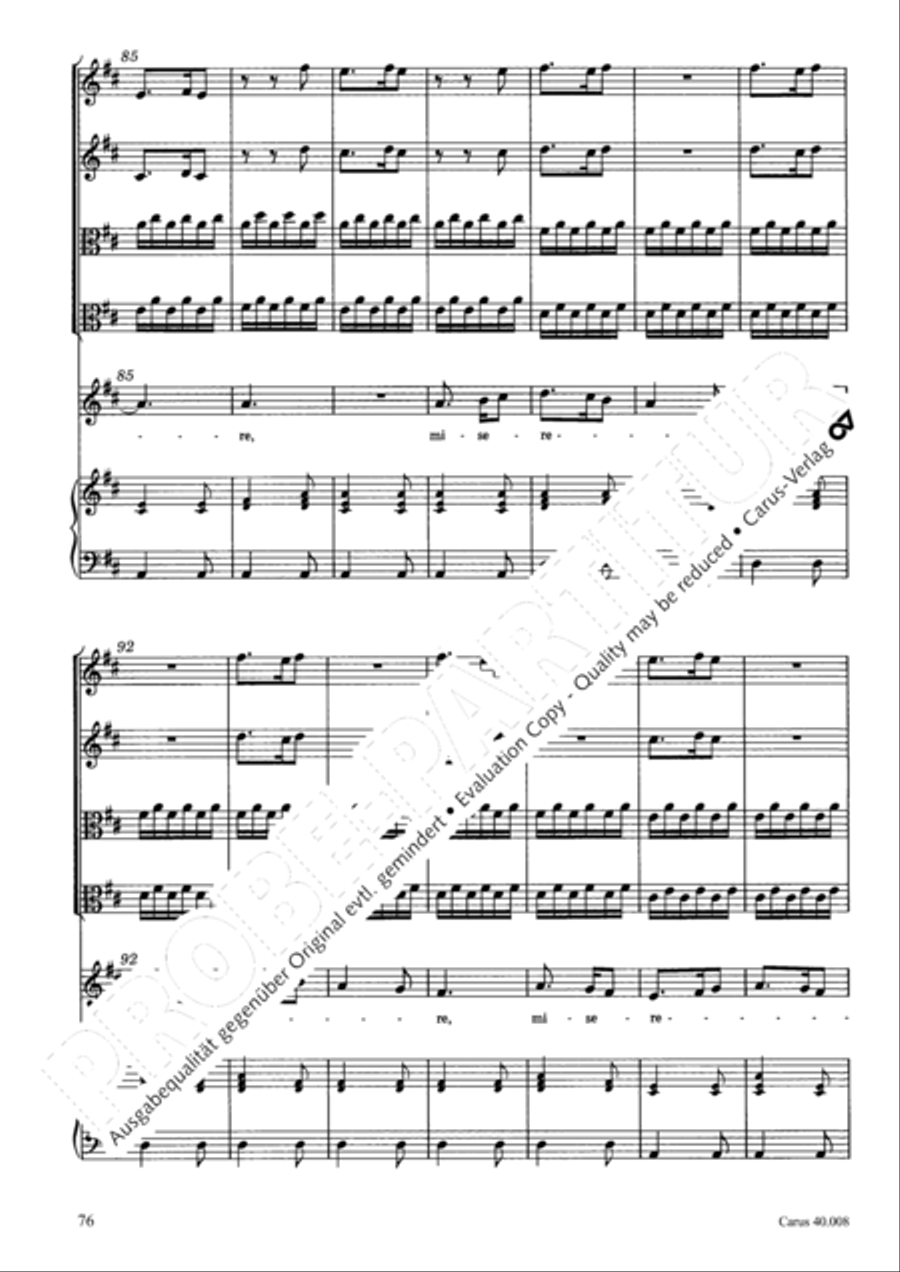 Introduzione e Gloria 4-Part scores gallery preview page 77