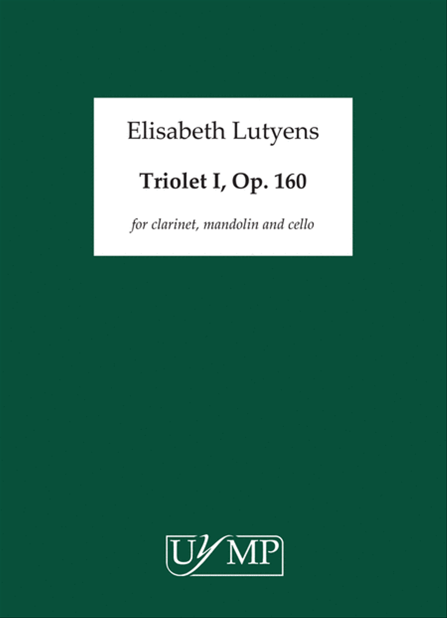 Triolet I Op.159 Triolet I Op.159 Clarinet scores gallery preview page 1