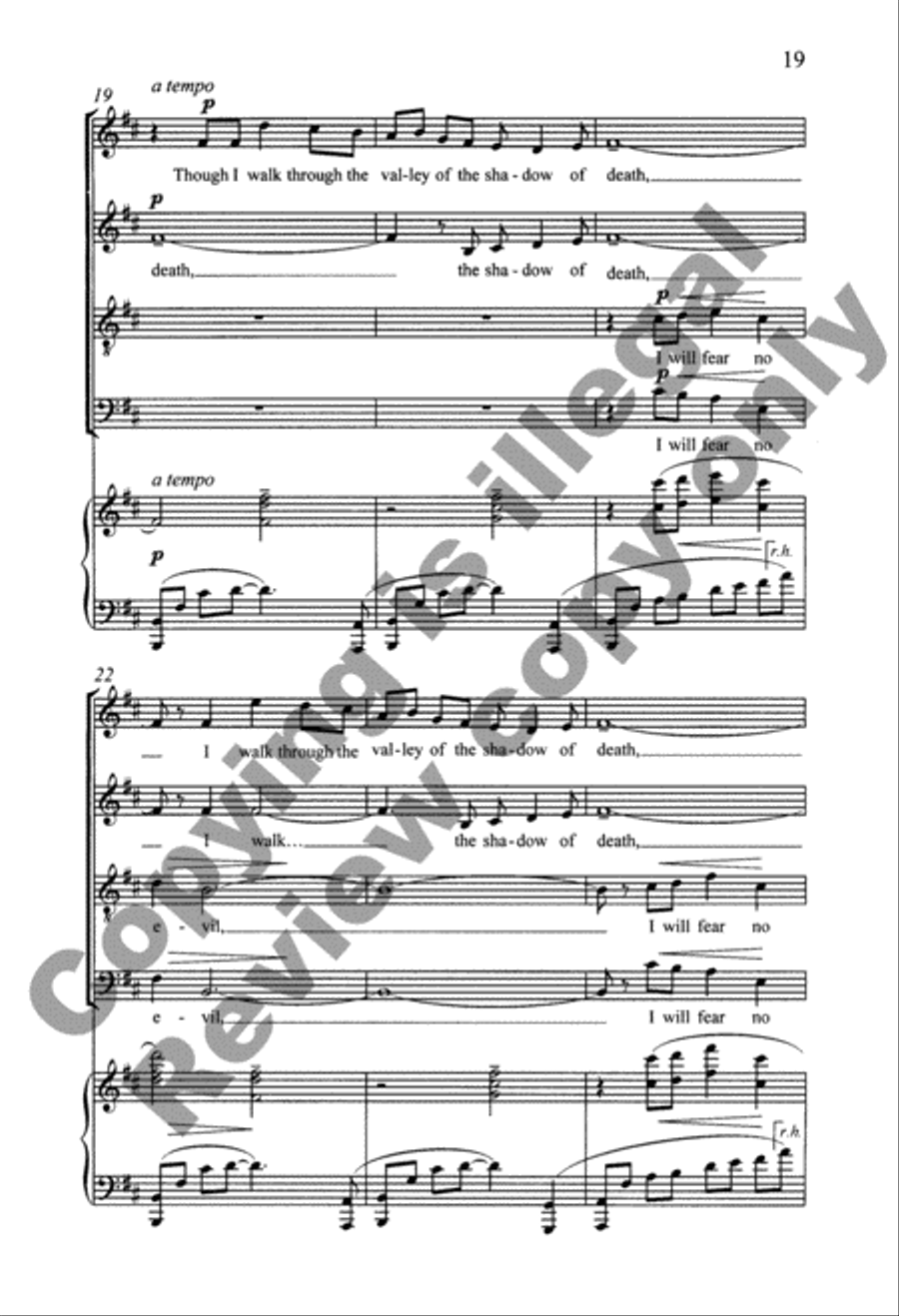 A Song Without Words Organ scores gallery preview page 13