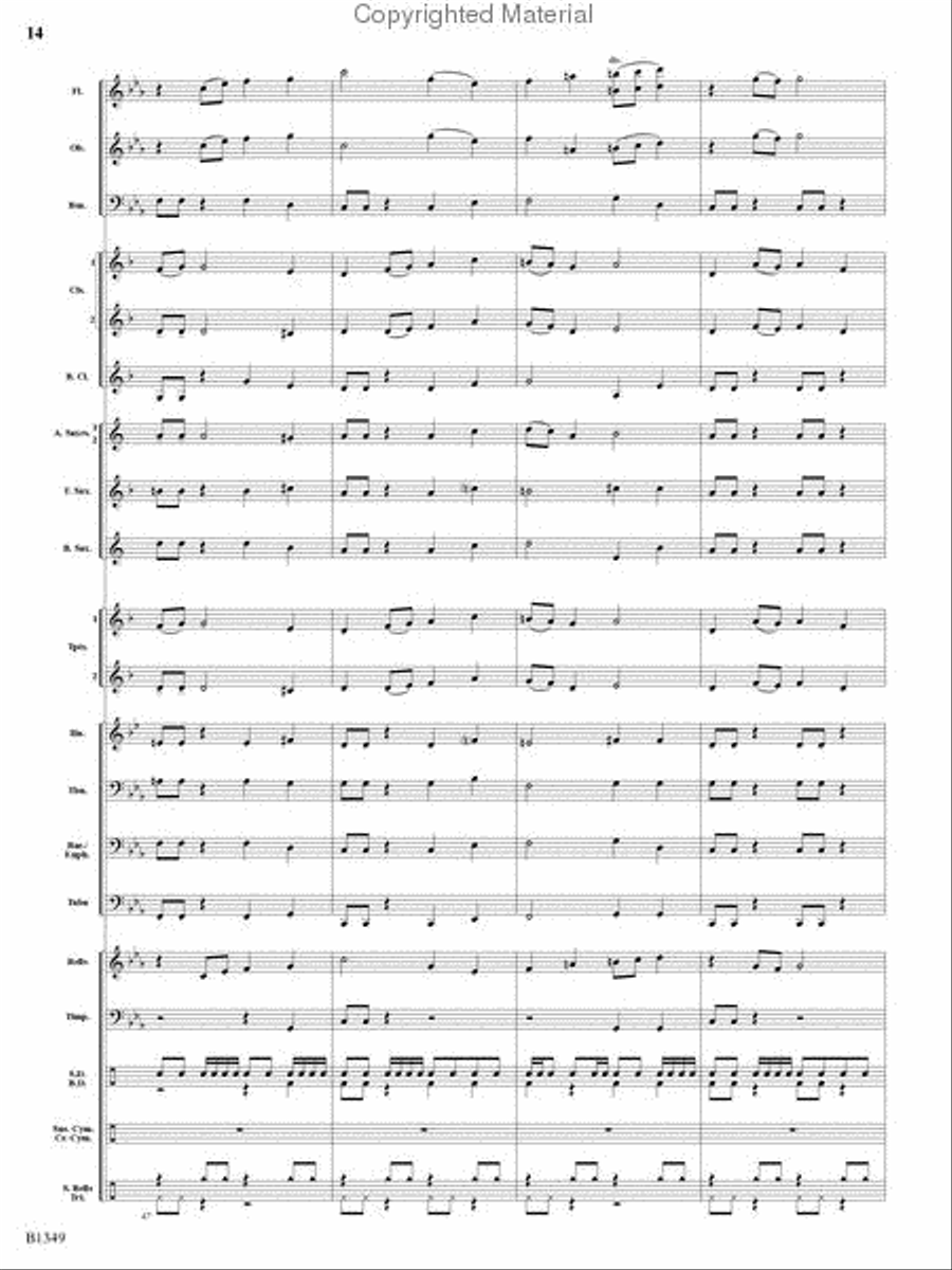 Carpathia Concert Band scores gallery preview page 13