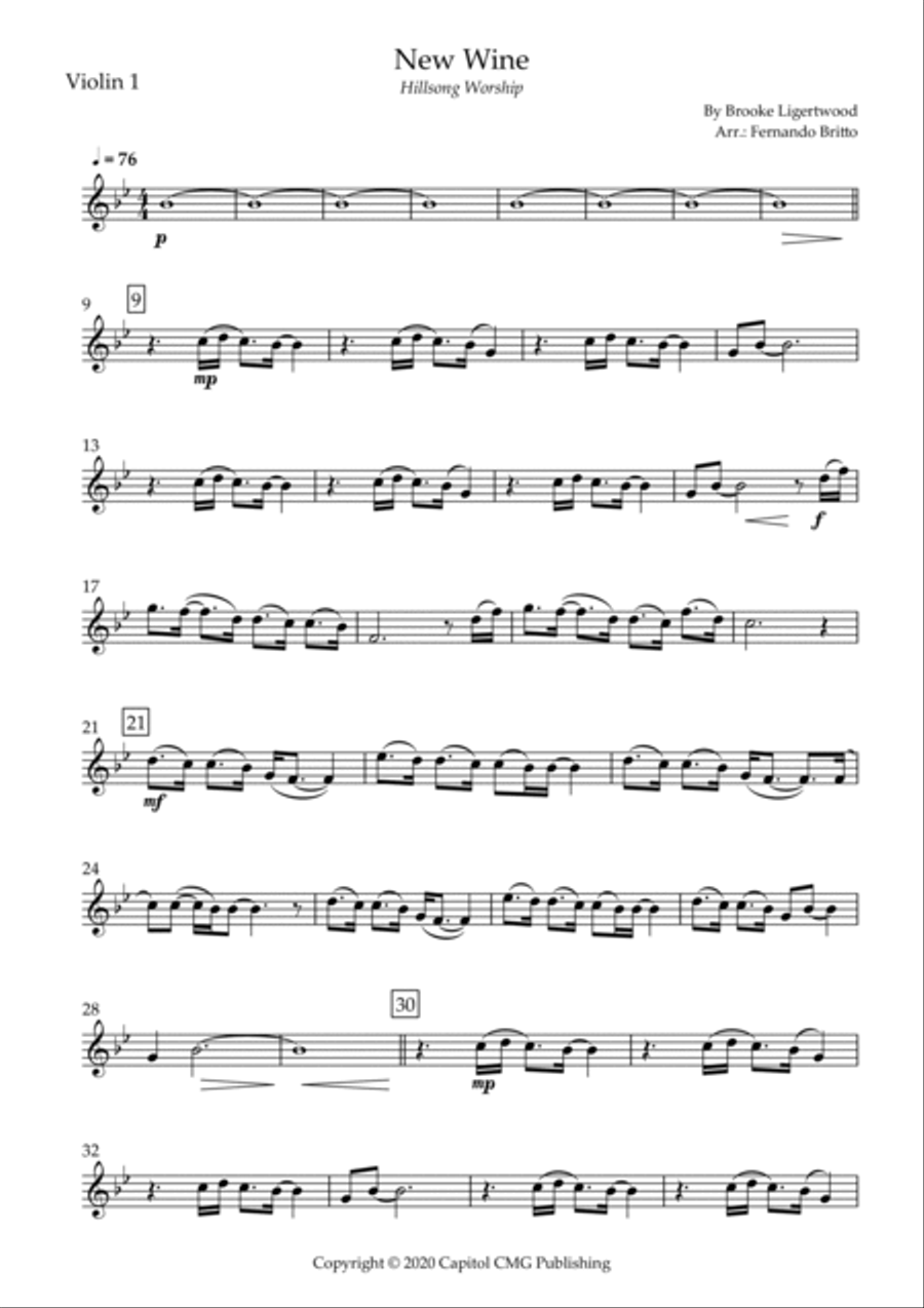 New Wine String Quartet scores gallery preview page 6
