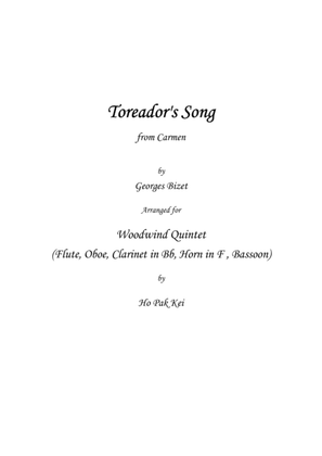 Toreador's Song for woodwind quintet