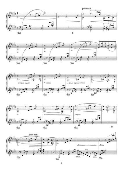 Harmonies Poétiques Et Réligieuses For Piano No.10: Cantique D'amour
