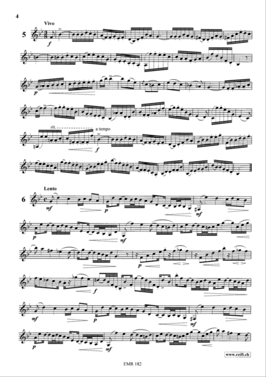 24 Melodic Studies Cornet scores gallery preview page 5