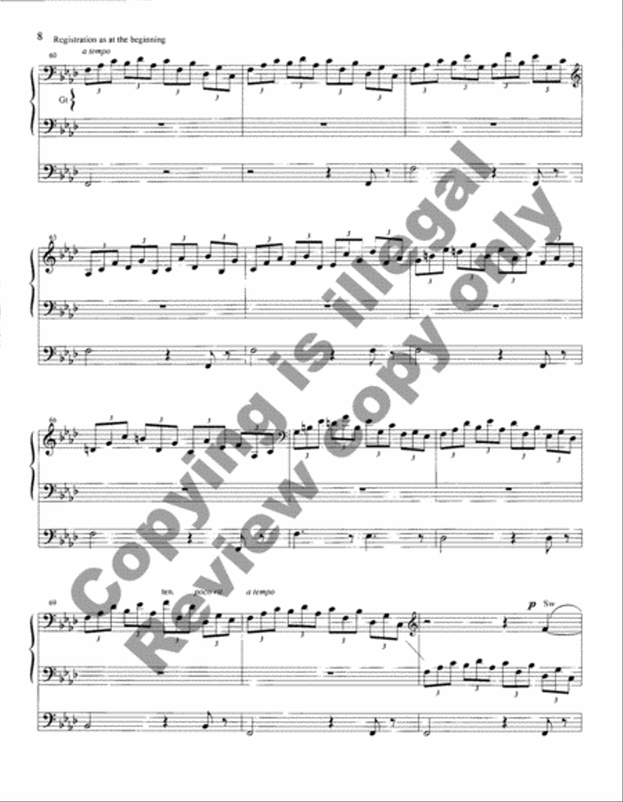Prologue, Reflection, and Jubilation on York Organ scores gallery preview page 8