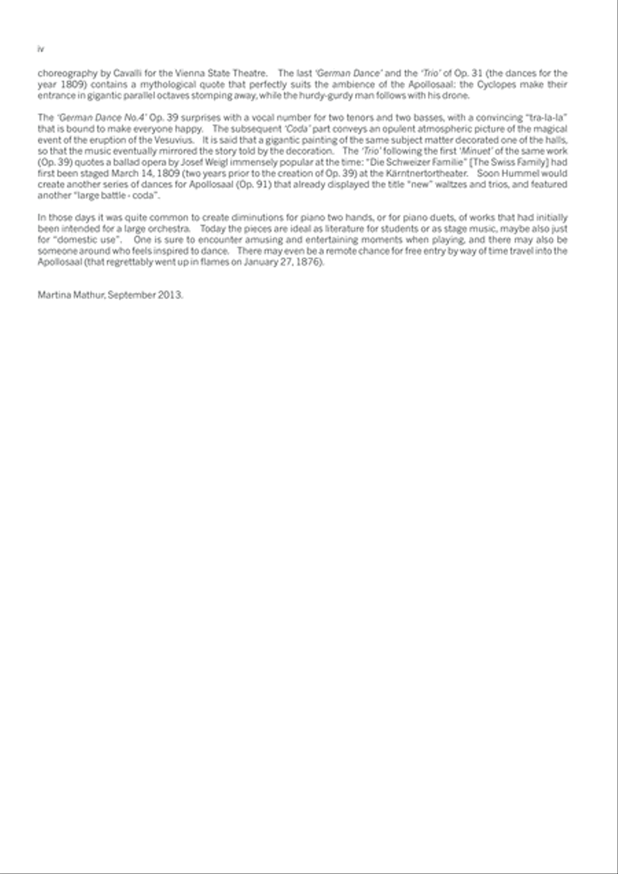 Tanze fur den Apollo-Saal No. 5, Opus 45 Piano Solo scores gallery preview page 6
