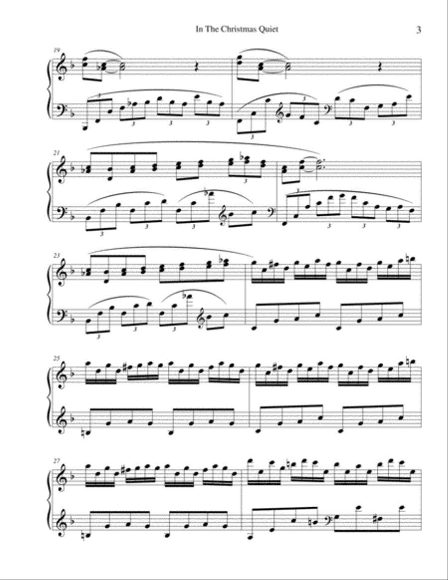 In The Christmas Quiet Piano Solo scores gallery preview page 3