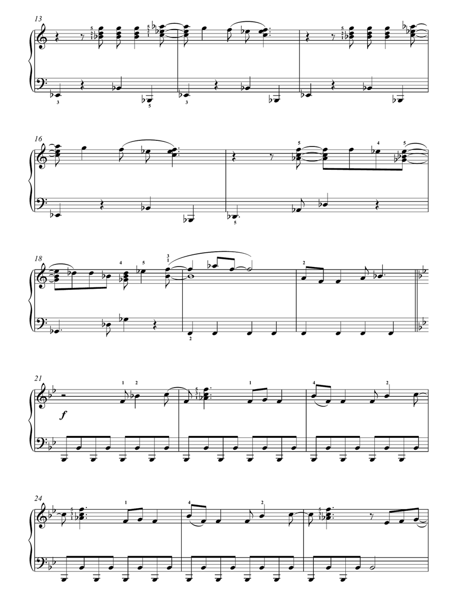 I Get The Sweetest Feeling Piano Solo scores gallery preview page 2