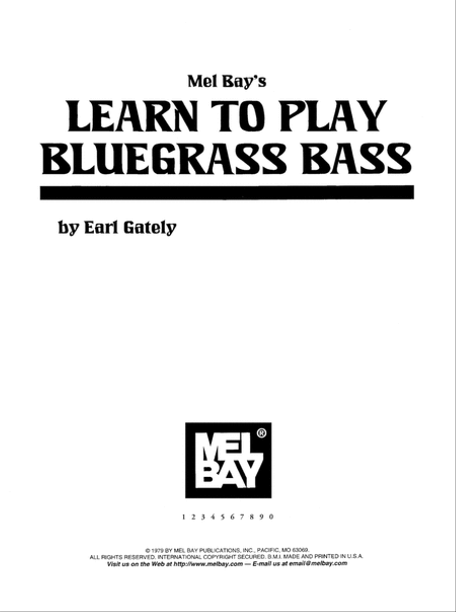 Learn to Play Bluegrass Bass Double Bass scores gallery preview page 7