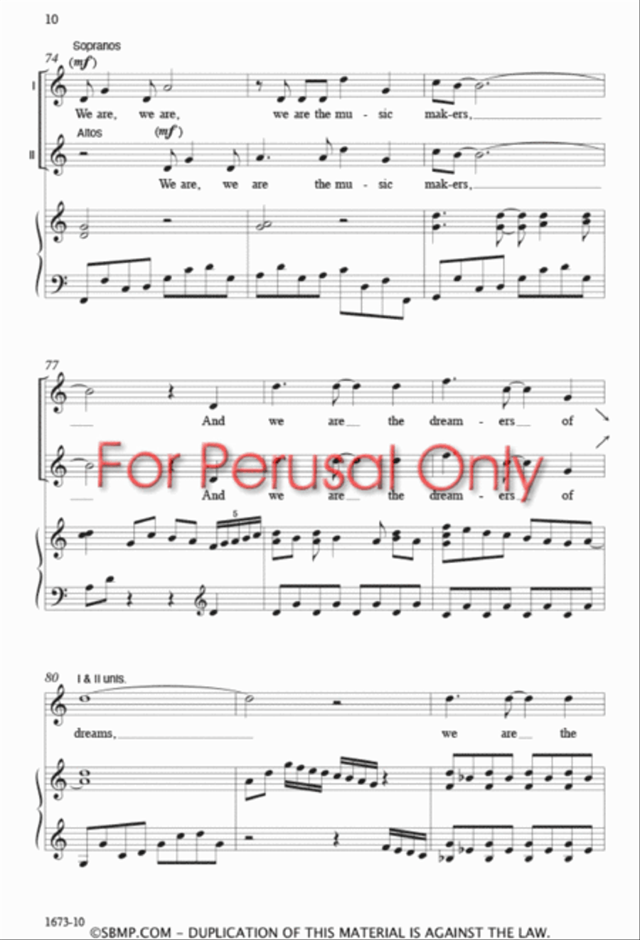 Music Makers Music Makers Unison Choir scores gallery preview page 9