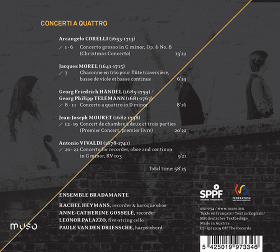 Ensemble Bradamante: Concerti a quattro