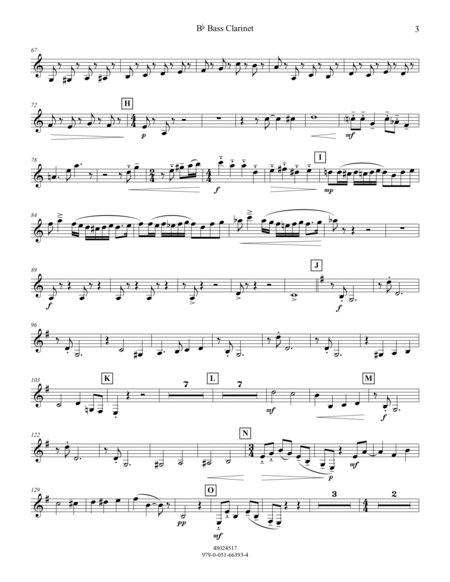 Spring Overture - Bb Bass Clarinet