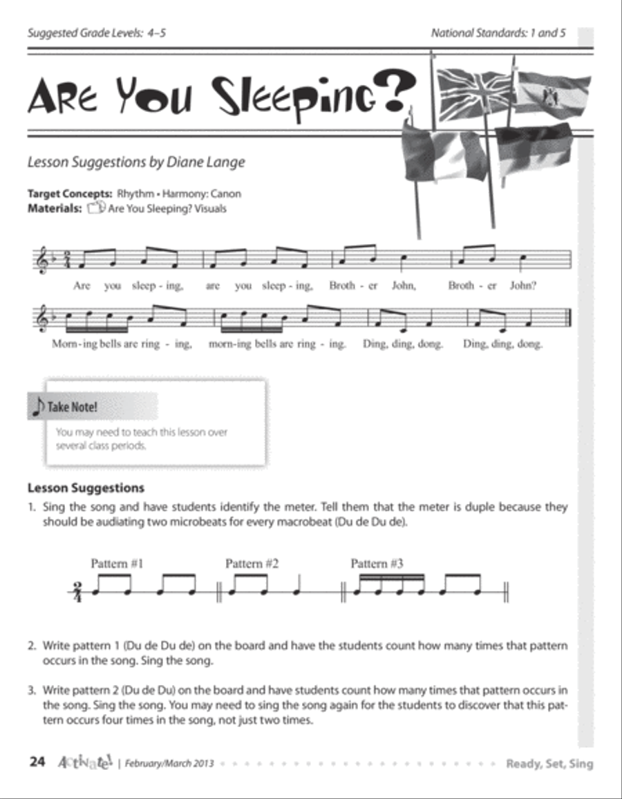Activate! Feb/Mar 13 Activate! Feb/Mar 13 Unison Choir scores gallery preview page 4