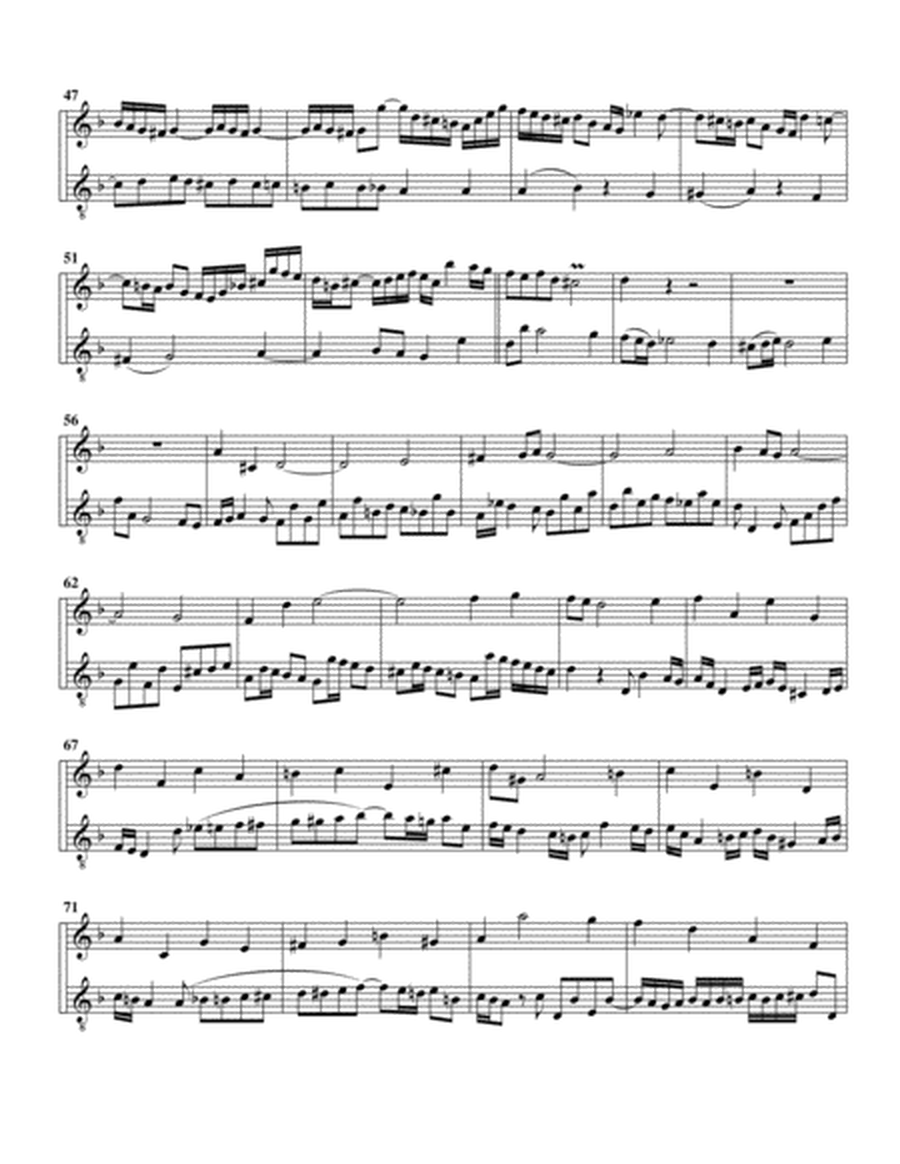 Canon 1 from Art of Fugue, BWV 1080 (arrangement for recorders)