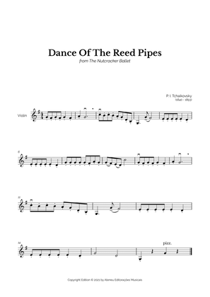 Book cover for Dance Of The Reed Pipes for Easy Violin Solo