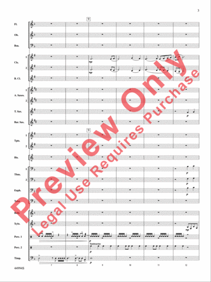 In tantum lux Concert Band scores gallery preview page 4