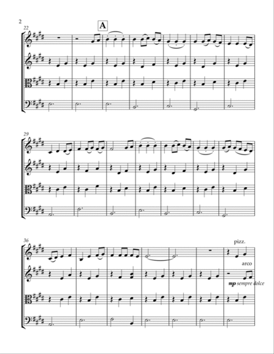 Itsumo Nandodemo (always With Me) String Quartet scores gallery preview page 3
