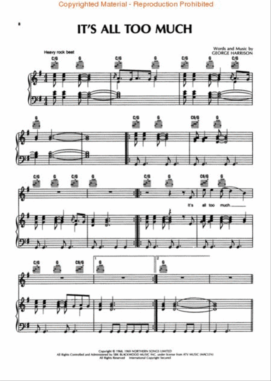 The Complete Beatles Gift Pack Piano, Vocal, Guitar scores gallery preview page 3