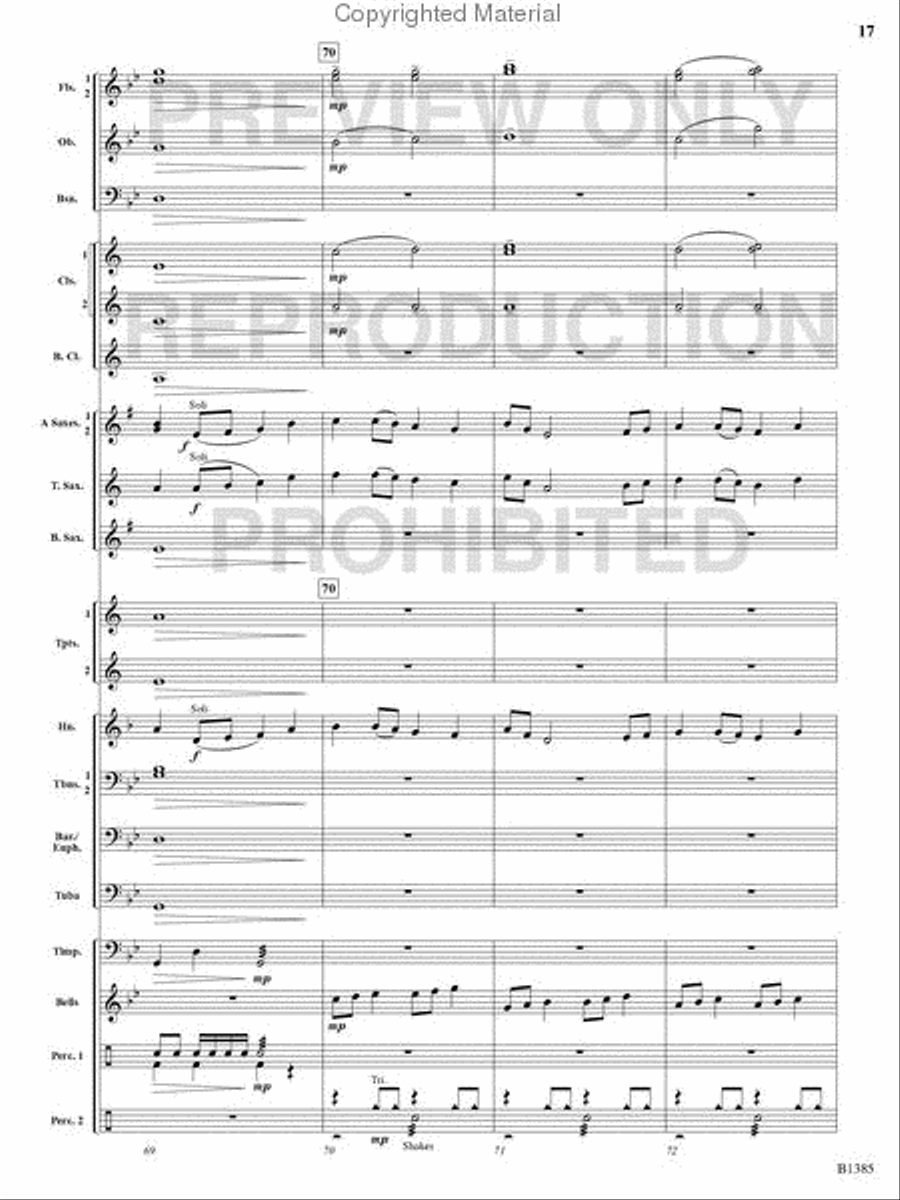Krakatoa Concert Band scores gallery preview page 16