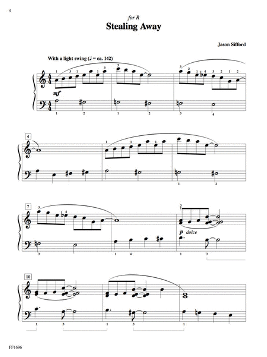 Gumshoes Piano Solo scores gallery preview page 4