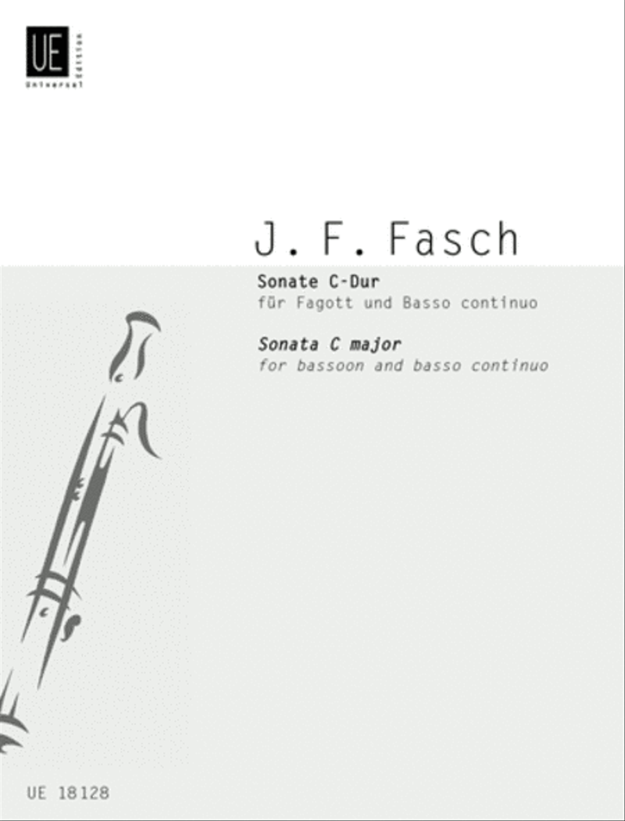Sonata In C Major, Bassoon/Bc Chamber Music scores gallery preview page 1