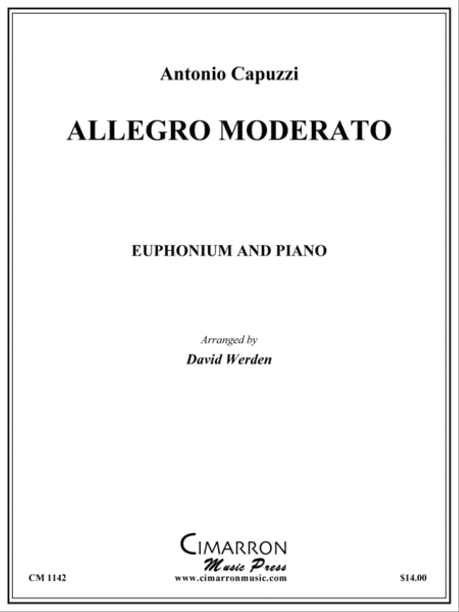 Allegro Moderato Euphonium scores gallery preview page 1