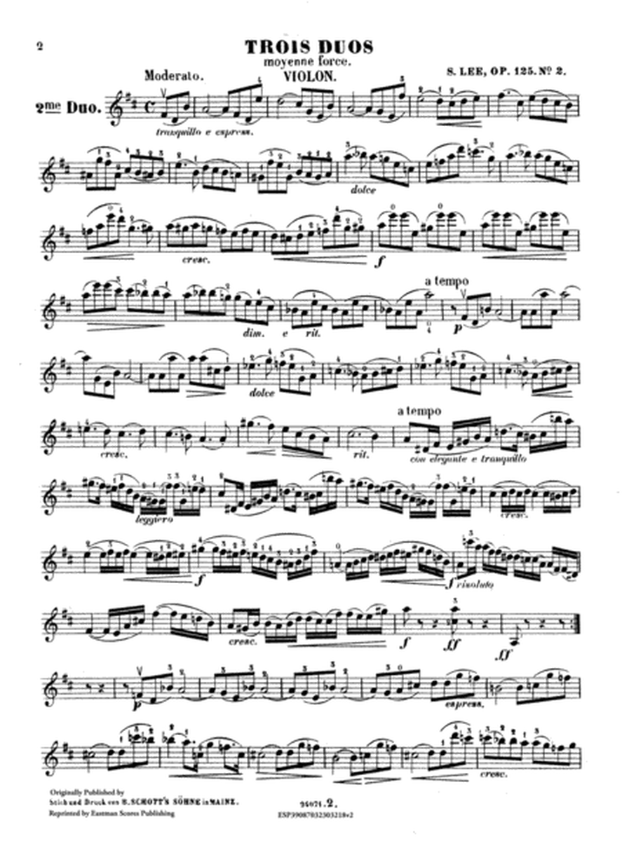 Duo pour Violon et Violoncelle, Op. 125 No. 2