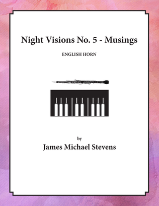 Night Visions No. 5 - Musings - English Horn & Piano