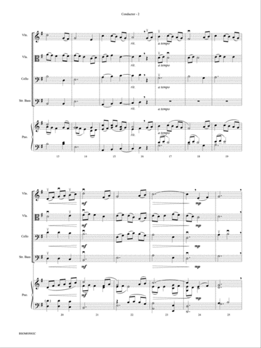 <br>Sheet music extract