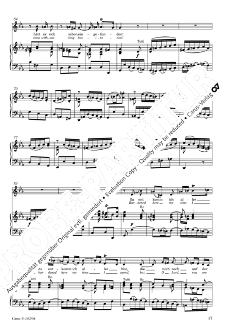 I have enough (Ich habe genung) Mezzo-Soprano Voice scores gallery preview page 18