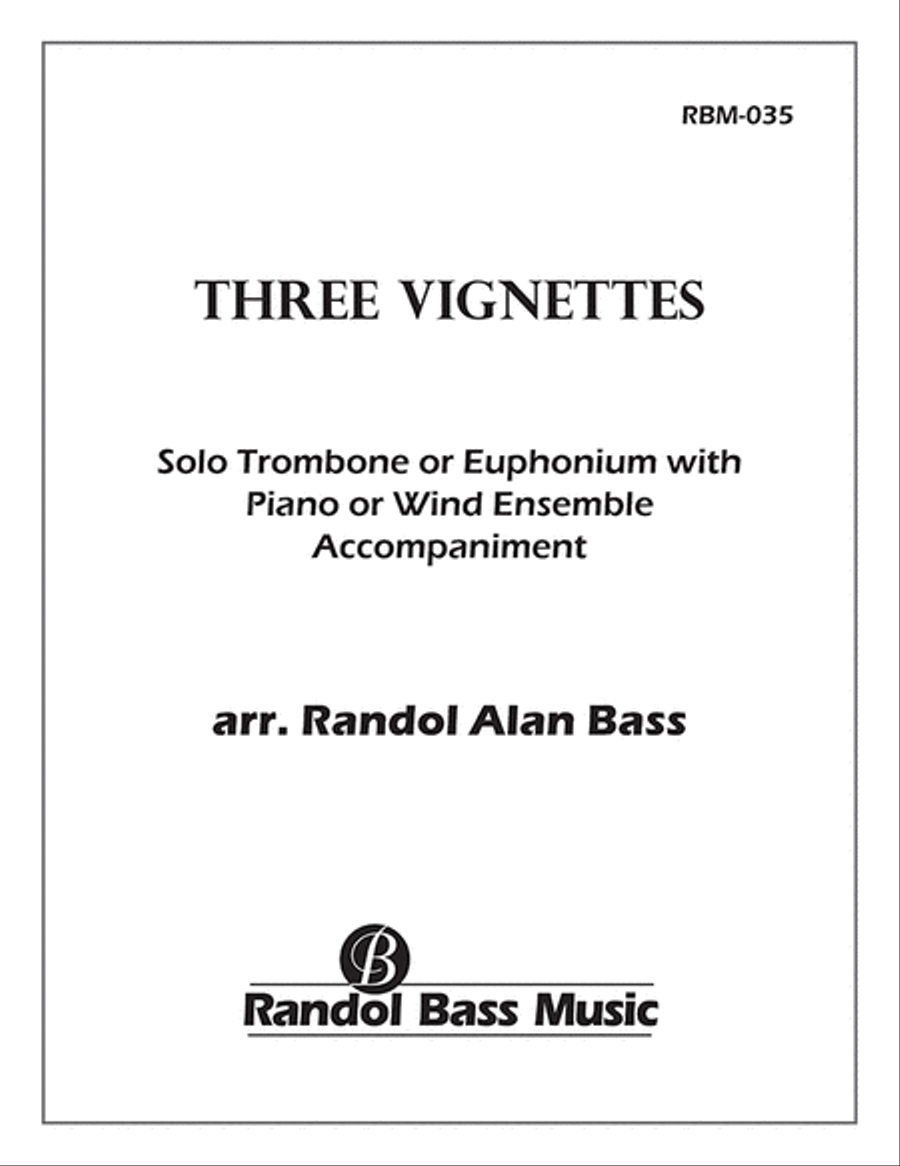 Three Vignettes (Choral Score) Choir scores gallery preview page 1