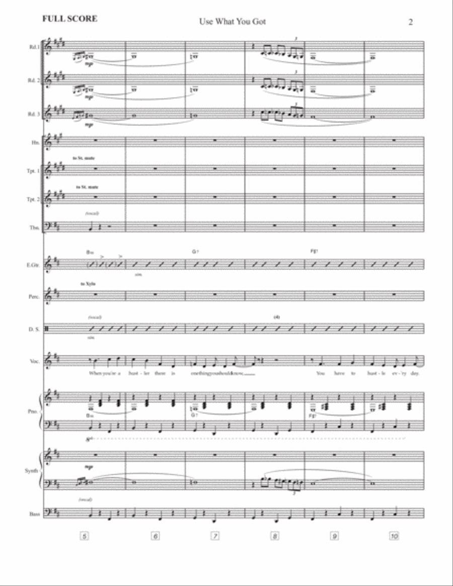 Use What You Got Large Ensemble scores gallery preview page 4