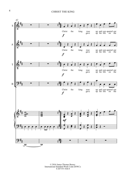 Christ the King (Anthem for choir & organ)