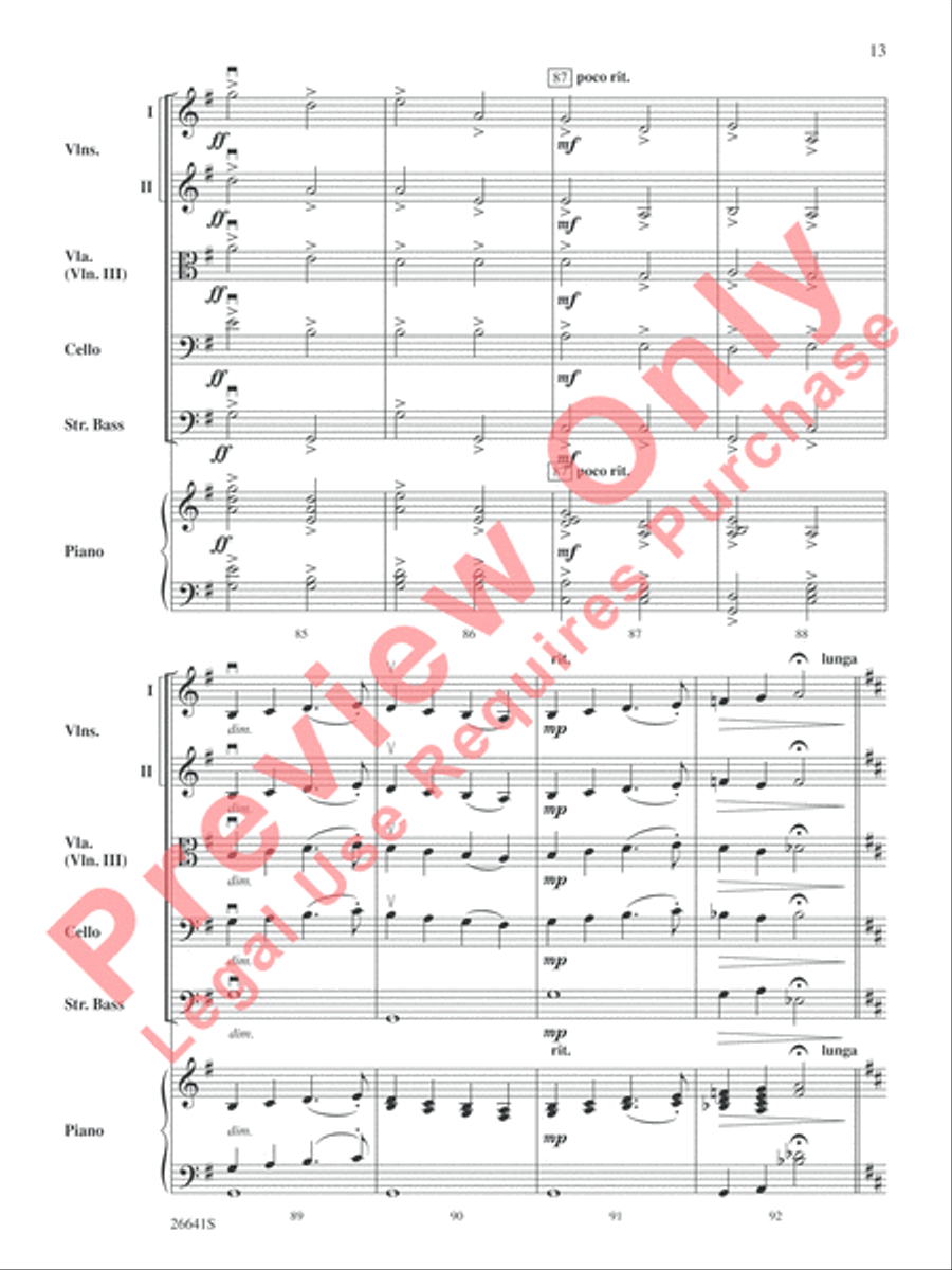 The Wizard of Oz String Orchestra scores gallery preview page 14