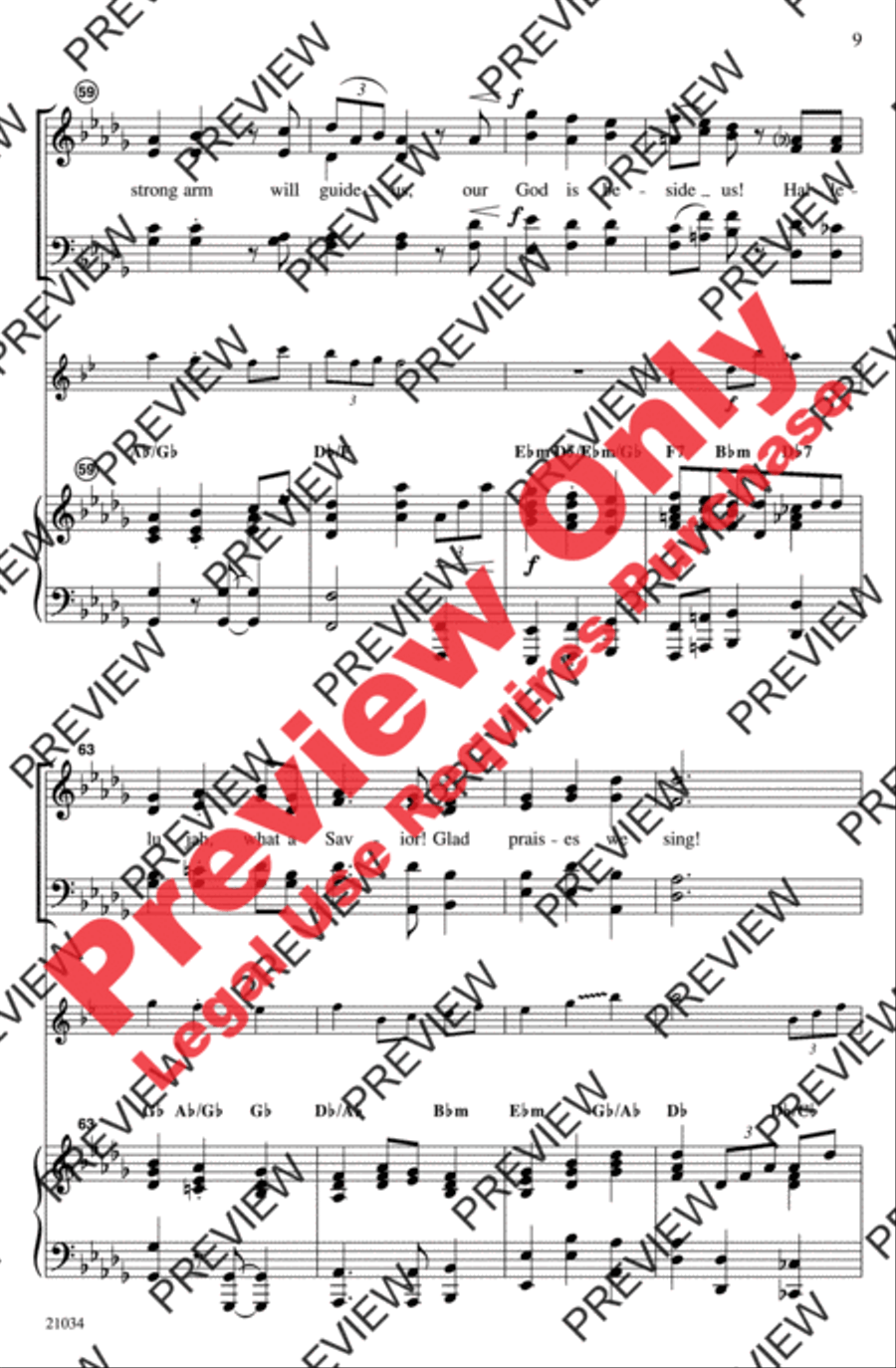 The Gospel of Thanks The Gospel of Thanks 4-Part scores gallery preview page 8