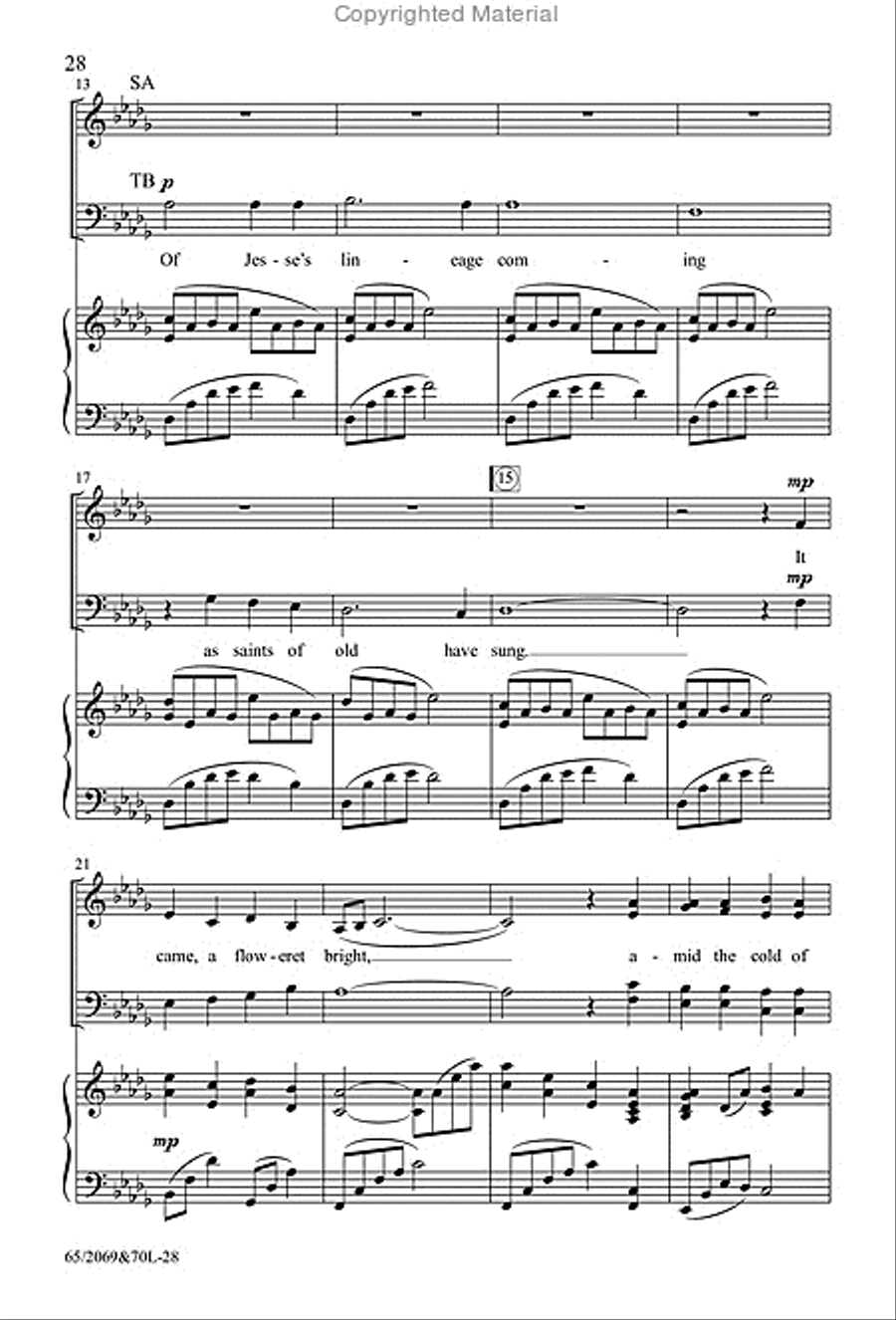 A Noel Celebration 4-Part scores gallery preview page 9