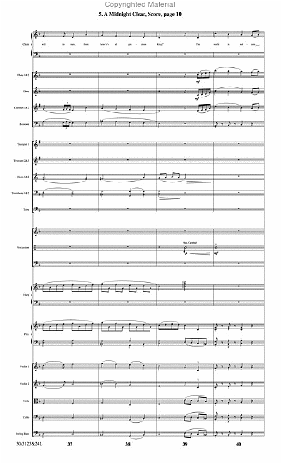 The Christmas Story - Set of Parts Choir scores gallery preview page 45