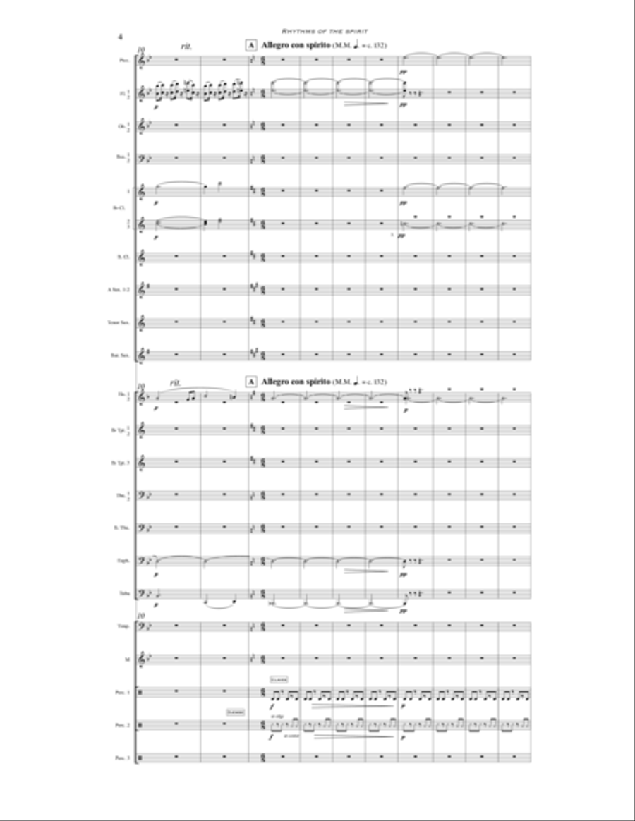 Rhythms of the Spirit Concert Band scores gallery preview page 4