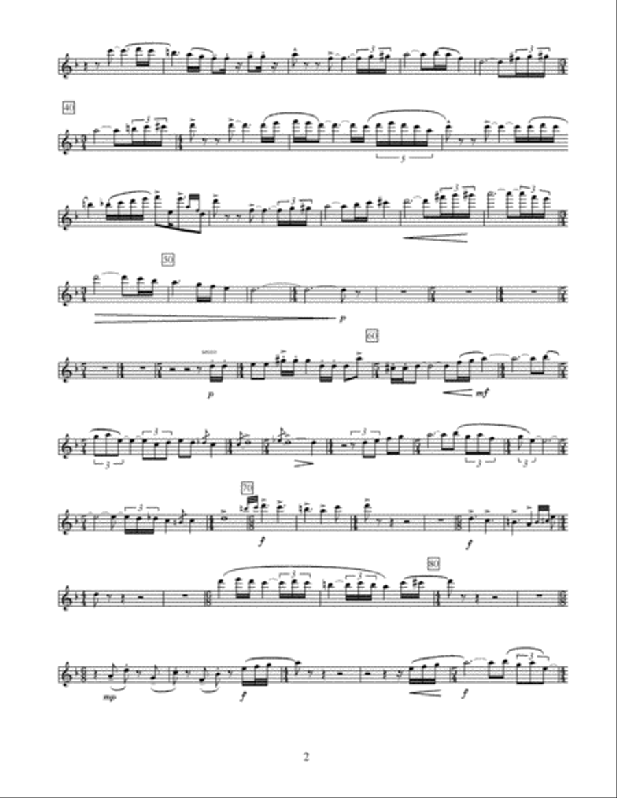 Sync (Flute Part Only) Small Ensemble scores gallery preview page 2