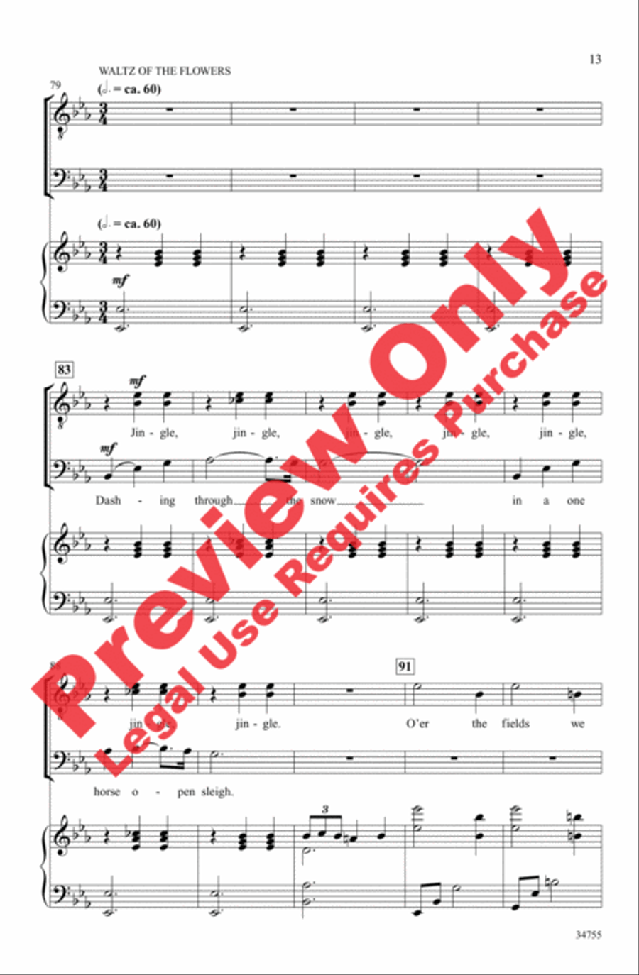 Nutcracker Jingles Nutcracker Jingles Men's Choir scores gallery preview page 12